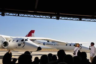 Illustration for article titled First Virgin Galactic White Knight II Photos